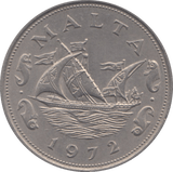1972 10 CENTS MALTA - WORLD COINS - Cambridgeshire Coins