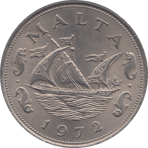 1972 10 CENTS MALTA - WORLD COINS - Cambridgeshire Coins