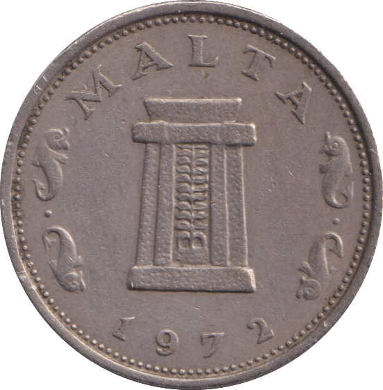 1972 5 CENTS MALTA - WORLD COINS - Cambridgeshire Coins