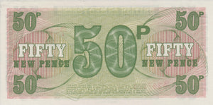 1972 50 PENCE BRITISH FORCES BANKNOTE GREAT BRITAIN REF 728 - World Banknotes - Cambridgeshire Coins