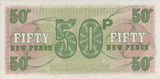 1972 50 PENCE BRITISH FORCES BANKNOTE GREAT BRITAIN REF 728 - World Banknotes - Cambridgeshire Coins