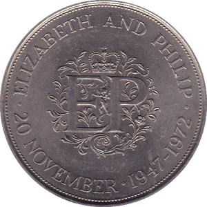 1972 CROWN ( UNC ) - Crown - Cambridgeshire Coins