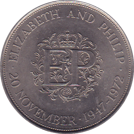 1972 CROWN ( UNC ) - Crown - Cambridgeshire Coins