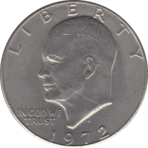 1972 DOLLAR USA - SILVER WORLD COINS - Cambridgeshire Coins