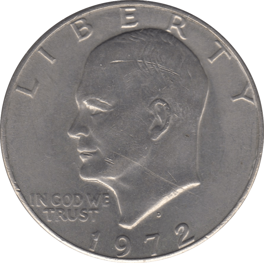 1972 DOLLAR USA - SILVER WORLD COINS - Cambridgeshire Coins