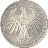 1972 GERMANY MÜNCHEN OLYMPIAD SILVER 10 MARKS - SILVER WORLD COINS - Cambridgeshire Coins