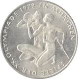 1972 GERMANY MÜNCHEN OLYMPIAD SILVER 10 MARKS - SILVER WORLD COINS - Cambridgeshire Coins