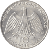 1972 GERMANY MUNICH OLYMPIAD SILVER 10 MARKS - SILVER WORLD COINS - Cambridgeshire Coins