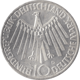 1972 GERMANY OLYMPIAD SILVER 10 MARKS - SILVER WORLD COINS - Cambridgeshire Coins