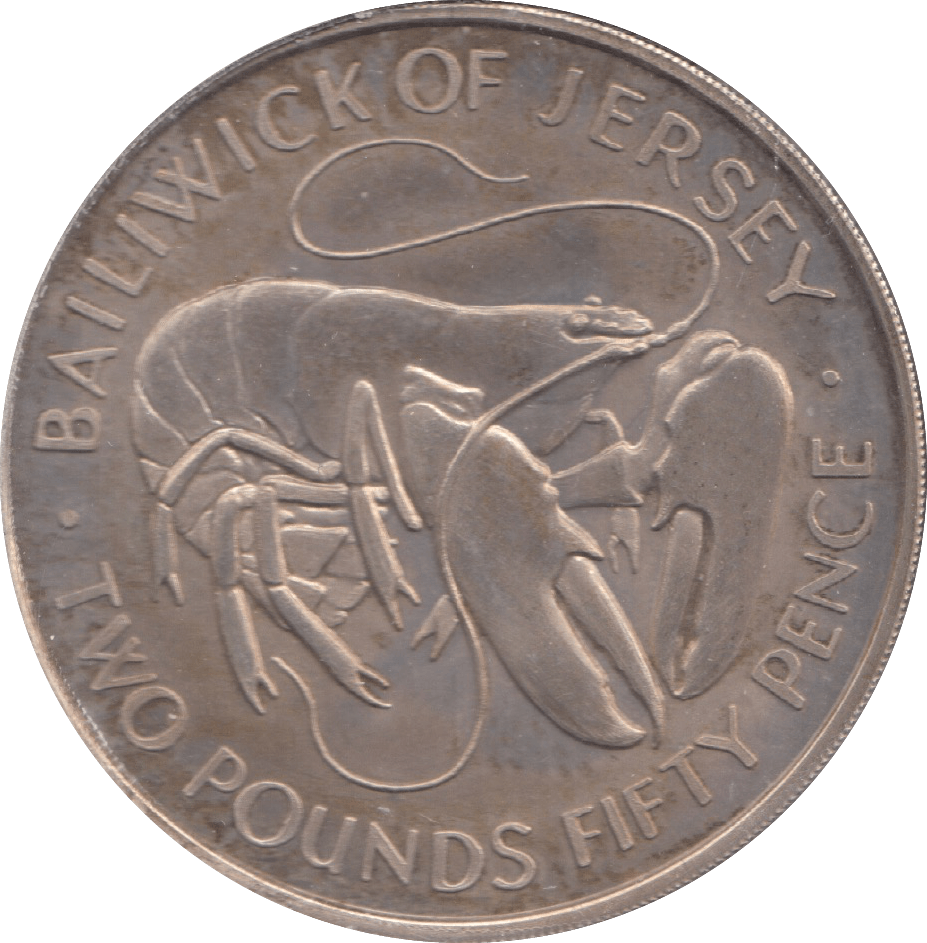 1972 JERSEY TWO POUND COIN - WORLD COINS - Cambridgeshire Coins