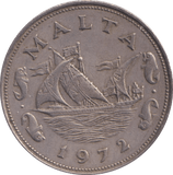 1972 MALTA 10 CENTS - WORLD COINS - Cambridgeshire Coins