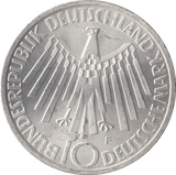 1972 OLYMPIAD SILVER 10 MARKS GERMANY - SILVER WORLD COINS - Cambridgeshire Coins