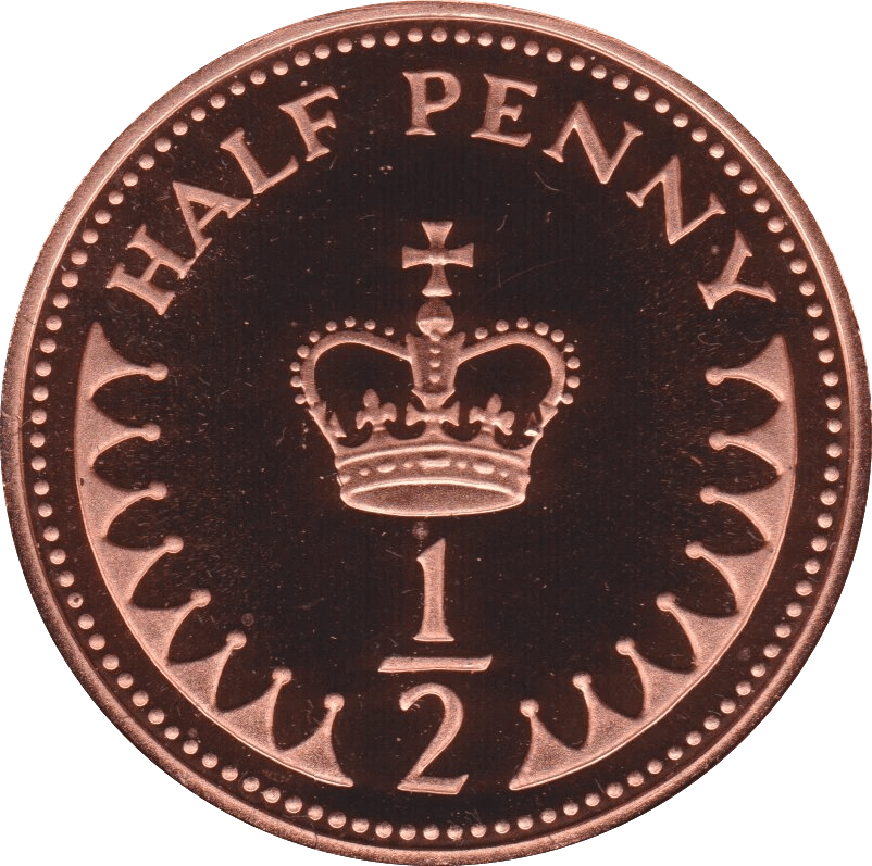 1972 PROOF DECIMAL HALFPENNY - Halfpenny proof - Cambridgeshire Coins
