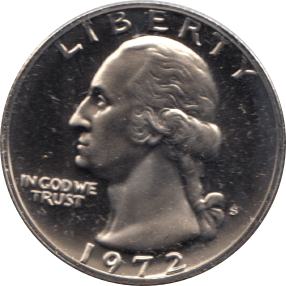 1972 QUARTER DOLLAR USA ( PROOF ) - WORLD COINS - Cambridgeshire Coins