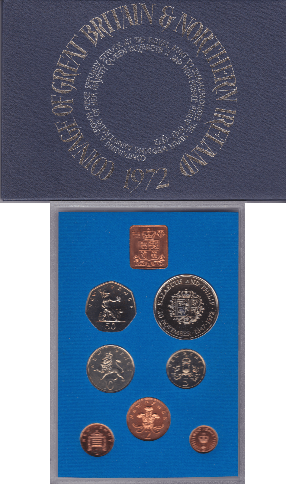 1972 ROYAL MINT PROOF SET - ROYAL MINT PROOF SET - Cambridgeshire Coins