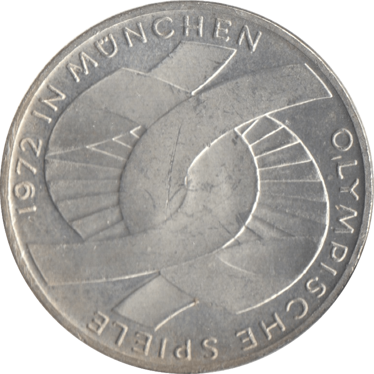 1972 SILVER 10 MARK MINT GERMANY - SILVER WORLD COINS - Cambridgeshire Coins