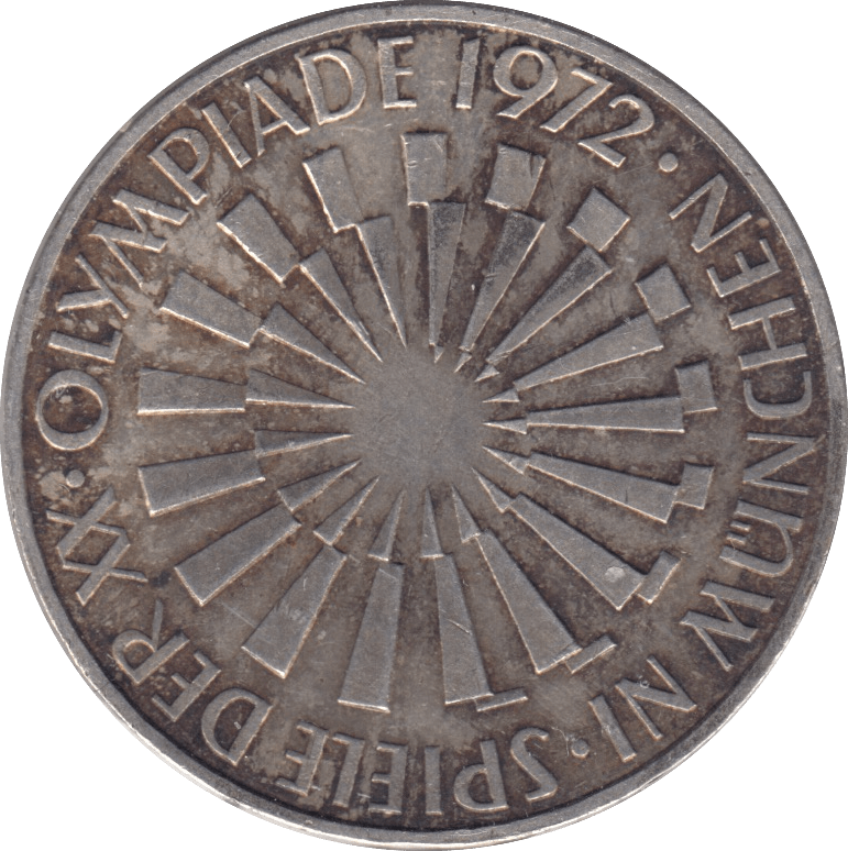 1972 SILVER 10 MARK MINT GERMANY - SILVER WORLD COINS - Cambridgeshire Coins