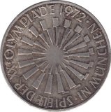 1972 SILVER 10 MARK MINT GERMANY - SILVER WORLD COINS - Cambridgeshire Coins