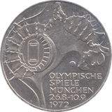 1972 SILVER 10 MARKS GERMANY REF 2 - SILVER WORLD COINS - Cambridgeshire Coins