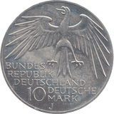 1972 SILVER 10 MARKS GERMANY REF 2 - SILVER WORLD COINS - Cambridgeshire Coins