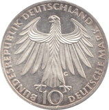 1972 SILVER 10 MARKS GERMANY REF 3 - SILVER WORLD COINS - Cambridgeshire Coins