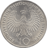 1972 SILVER 10 MARKS GERMANY - SILVER WORLD COINS - Cambridgeshire Coins