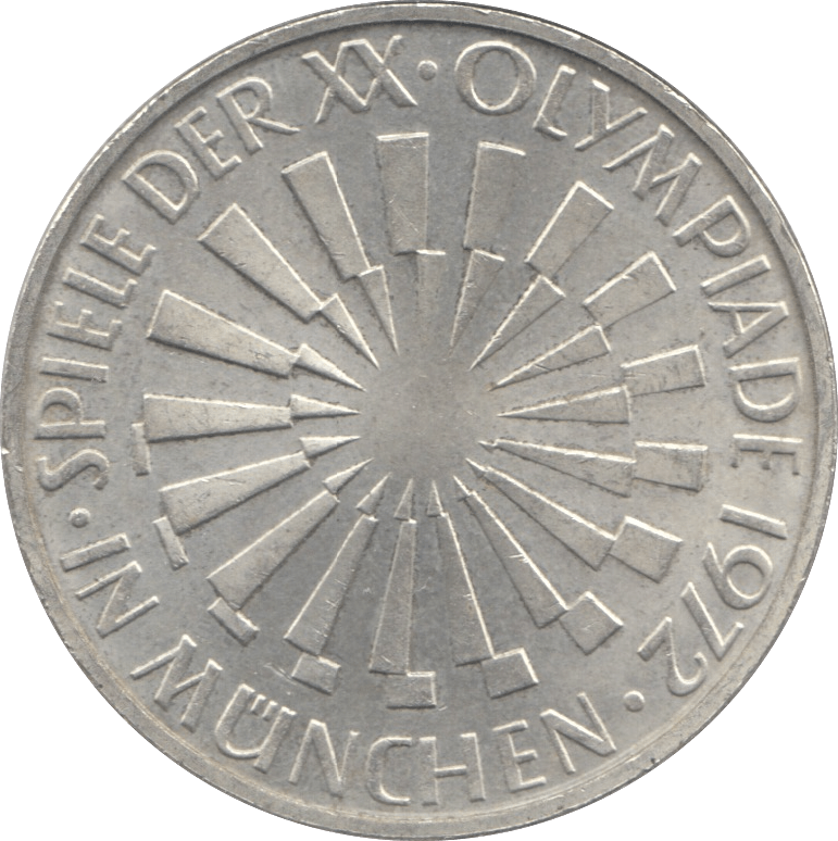 1972 SILVER 10 MARKS GERMANY - SILVER WORLD COINS - Cambridgeshire Coins
