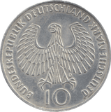 1972 SILVER 10 MARKS GERMANY - WORLD SILVER COINS - Cambridgeshire Coins
