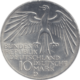 1972 SILVER 10 MARKS GERMANY - WORLD SILVER COINS - Cambridgeshire Coins