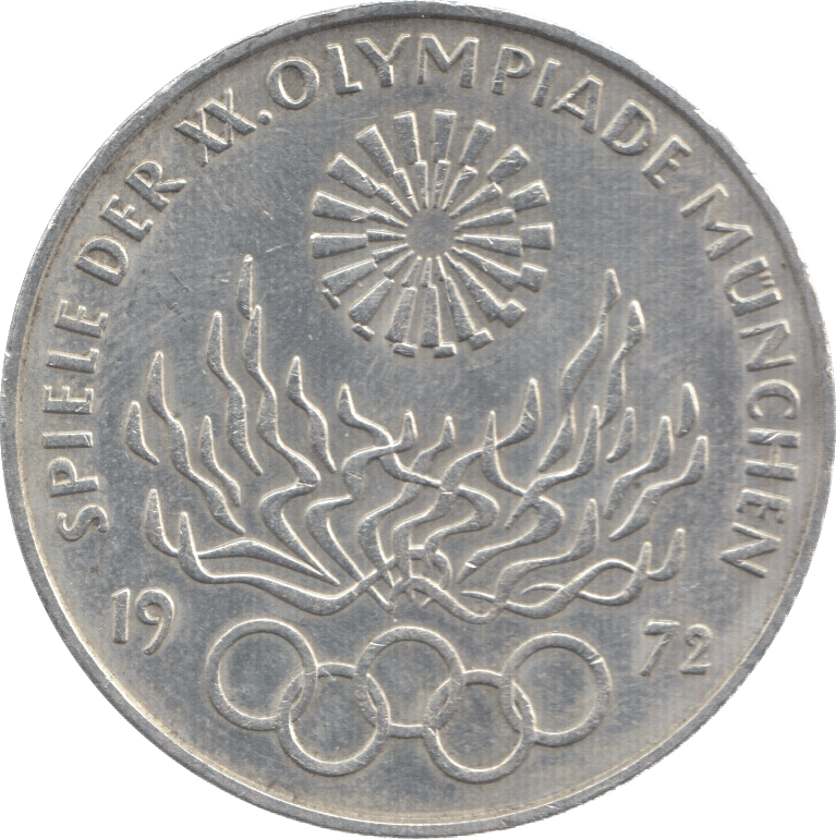 1972 SILVER 10 MARKS GERMANY - WORLD SILVER COINS - Cambridgeshire Coins