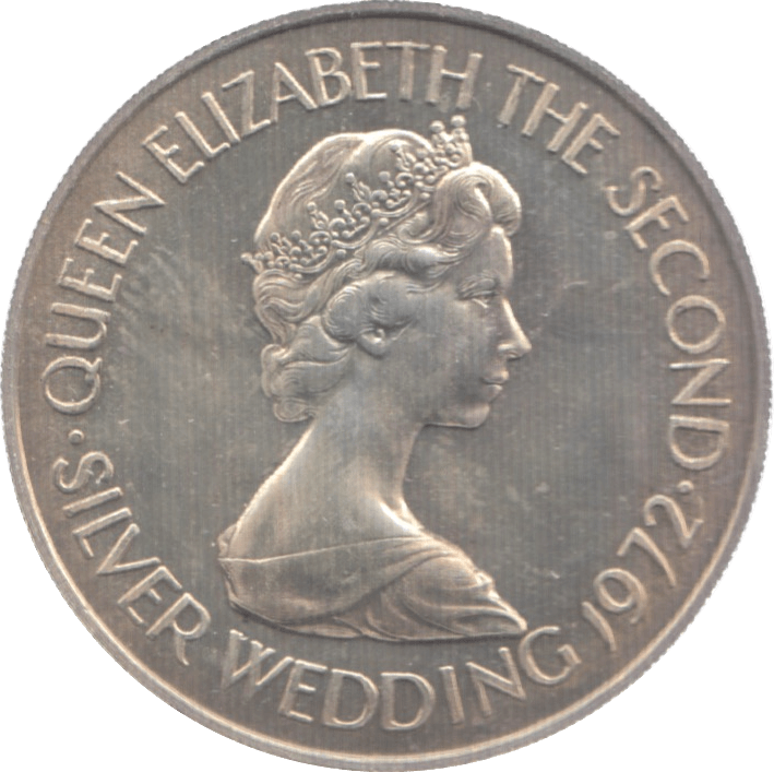 1972 SILVER ONE POUND JERSEY - WORLD SILVER COINS - Cambridgeshire Coins
