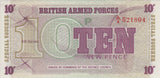 1972 TEN PENCE BRITISH FORCES BANKNOTE GREAT BRITAIN REF 730 - World Banknotes - Cambridgeshire Coins