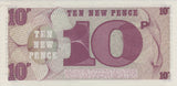 1972 TEN PENCE BRITISH FORCES BANKNOTE GREAT BRITAIN REF 730 - World Banknotes - Cambridgeshire Coins
