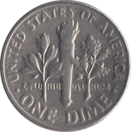 1972 USA ONE DIME - WORLD COINS - Cambridgeshire Coins