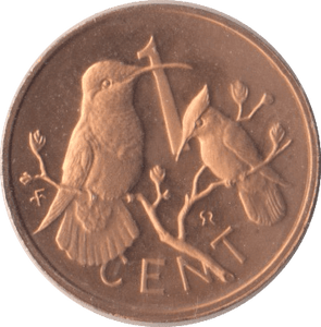 1973 1 CENT BRITISH VIRGIN ISLANDS (PROOF) - WORLD COINS - Cambridgeshire Coins