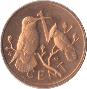 1973 1 CENT BRITISH VIRGIN ISLANDS (PROOF) - WORLD COINS - Cambridgeshire Coins