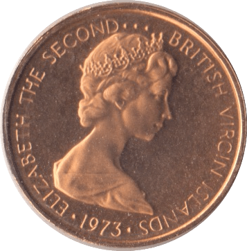 1973 1 CENT BRITISH VIRGIN ISLANDS (PROOF) - WORLD COINS - Cambridgeshire Coins
