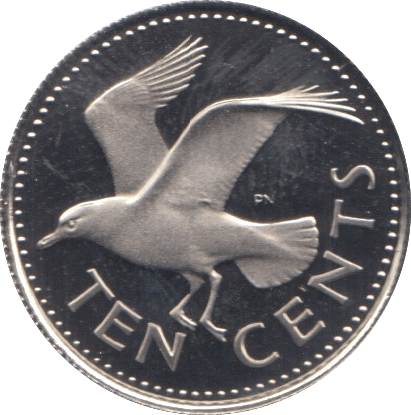 1973 10 CENTS BARBADOS (PROOF) - WORLD COINS - Cambridgeshire Coins