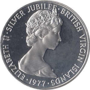 1973 10 CENTS BRITISH VIRGIN ISLANDS (PROOF) - SILVER WORLD COINS - Cambridgeshire Coins