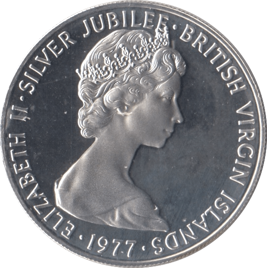 1973 10 CENTS BRITISH VIRGIN ISLANDS (PROOF) - SILVER WORLD COINS - Cambridgeshire Coins