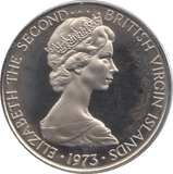 1973 10 CENTS BRITISH VIRGIN ISLANDS (PROOF) - WORLD COINS - Cambridgeshire Coins