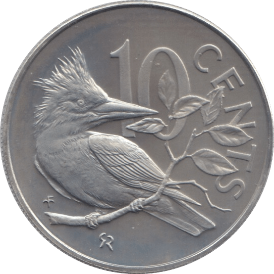 1973 10 CENTS BRITISH VIRGIN ISLANDS (PROOF) - WORLD COINS - Cambridgeshire Coins