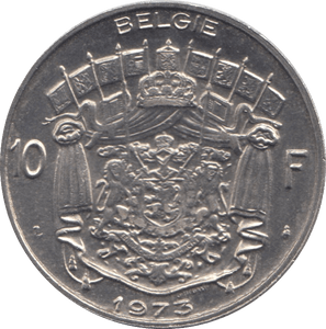 1973 10 FRANCE BELGIUM - WORLD COINS - Cambridgeshire Coins