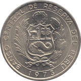 1973 10 SOLES PERU - WORLD COINS - Cambridgeshire Coins