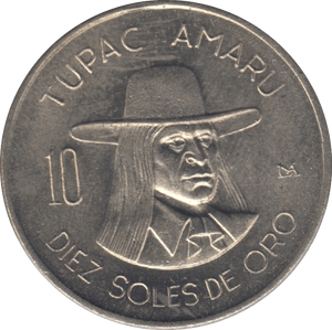 1973 10 SOLES PERU - WORLD COINS - Cambridgeshire Coins