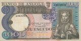 1973 1000 ESCUDOS BANKNOTE ANGOLA REF 553 - World Banknotes - Cambridgeshire Coins