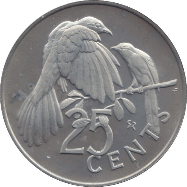 1973 25 CENTS BRITISH VIRGIN ISLANDS (PROOF) - WORLD COINS - Cambridgeshire Coins