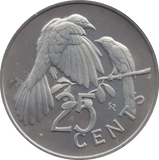 1973 25 CENTS BRITISH VIRGIN ISLANDS (PROOF) - WORLD COINS - Cambridgeshire Coins