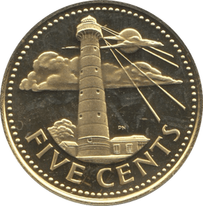 1973 5 CENTS BARBADOS (PROOF) B - WORLD COINS - Cambridgeshire Coins