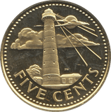 1973 5 CENTS BARBADOS (PROOF) B - WORLD COINS - Cambridgeshire Coins